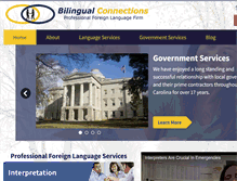 Tablet Screenshot of bilingualconnections.com